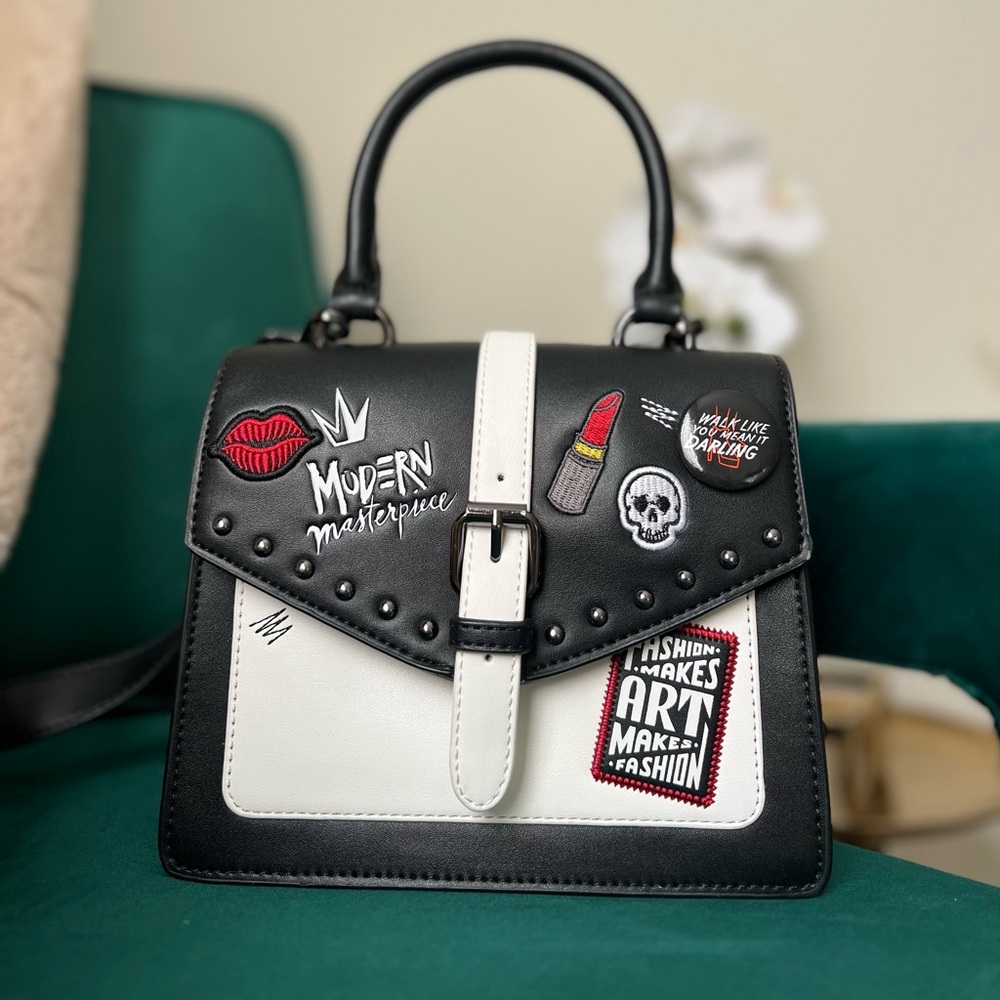 Disney Cruella Modern Masterpiece Handbag Crossbody Loungefly